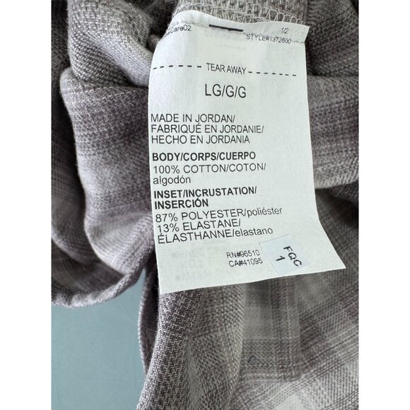 New Under Armour UA Tradesman Flex Flannel Shirt Mens Large L Snap Button Up NWT - Picture 5 of 13